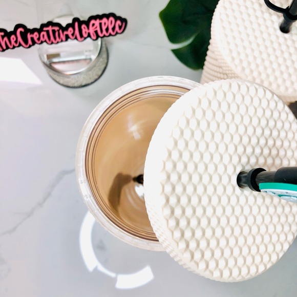 Custom 24oz Matte Cream Spooky Tumbler 🤍 - Picture 7 of 7